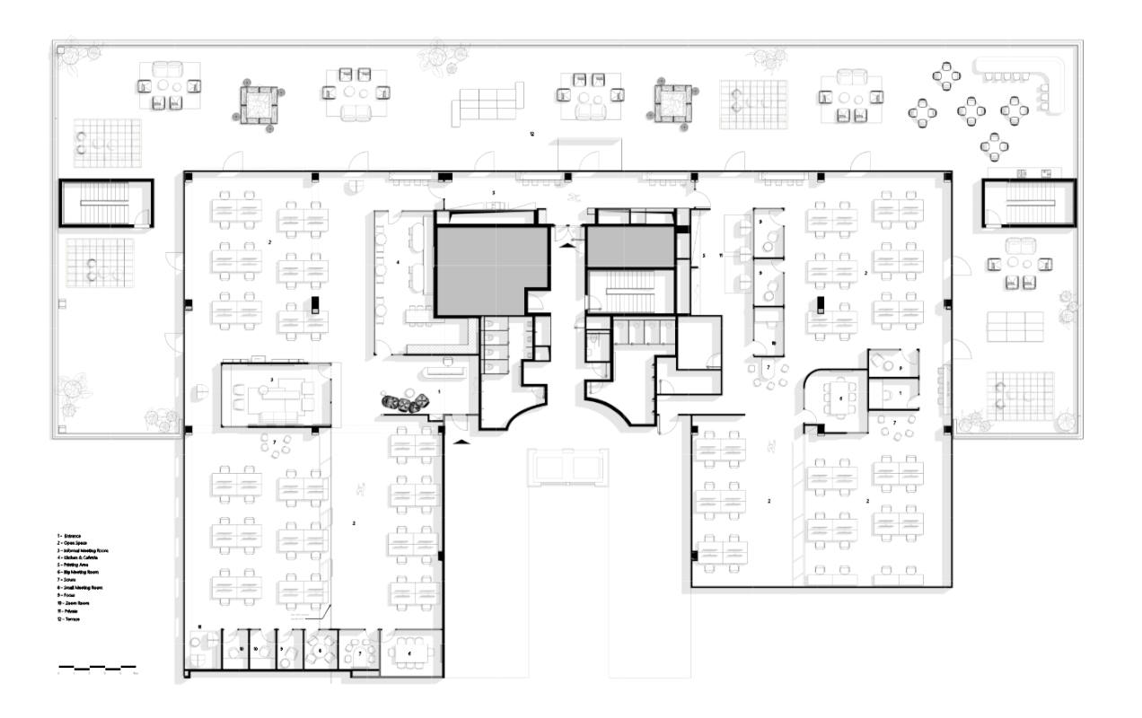 AMDOCS CAPMUS North 4th floor plan 1